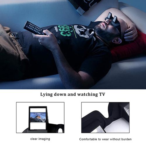 90 Degree Refraction Periscope Glasses, Neck Relief Lazy Eyeglasses for Bedroom