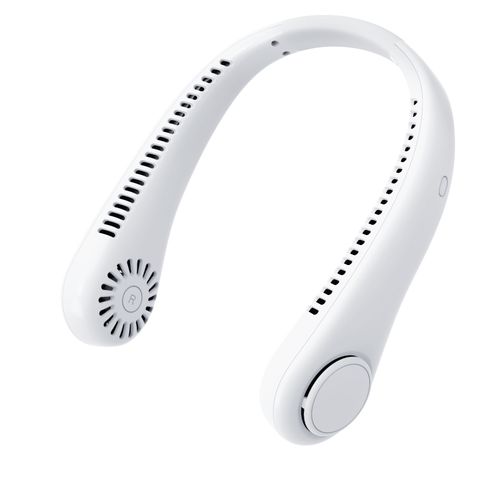 Portable Bladeless Neck Fan | 360° Surround Cooling Wearable Personal Fan, 3 Speeds Quiet Hands-Free Rechargeable Cooling Fan for Travel, Outdoor & Daily Use
