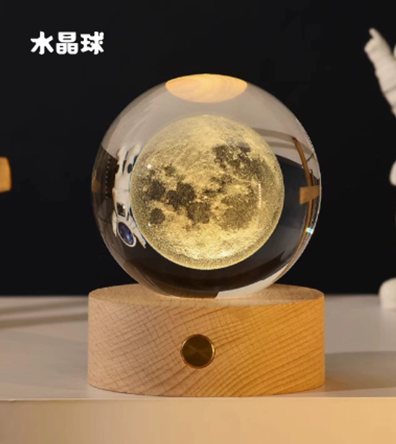 照片客製化平面內雕或彩印水晶燈