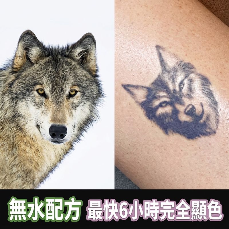 無水草本紋身貼！客製化圖案設計定做