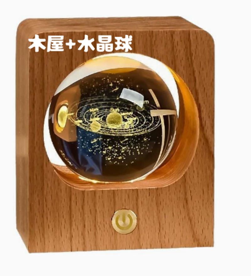 照片客製化平面內雕或彩印水晶燈