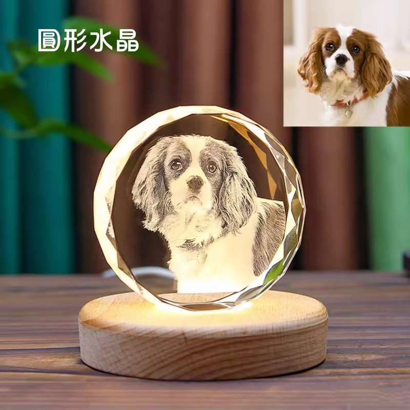 照片客製化水晶燈