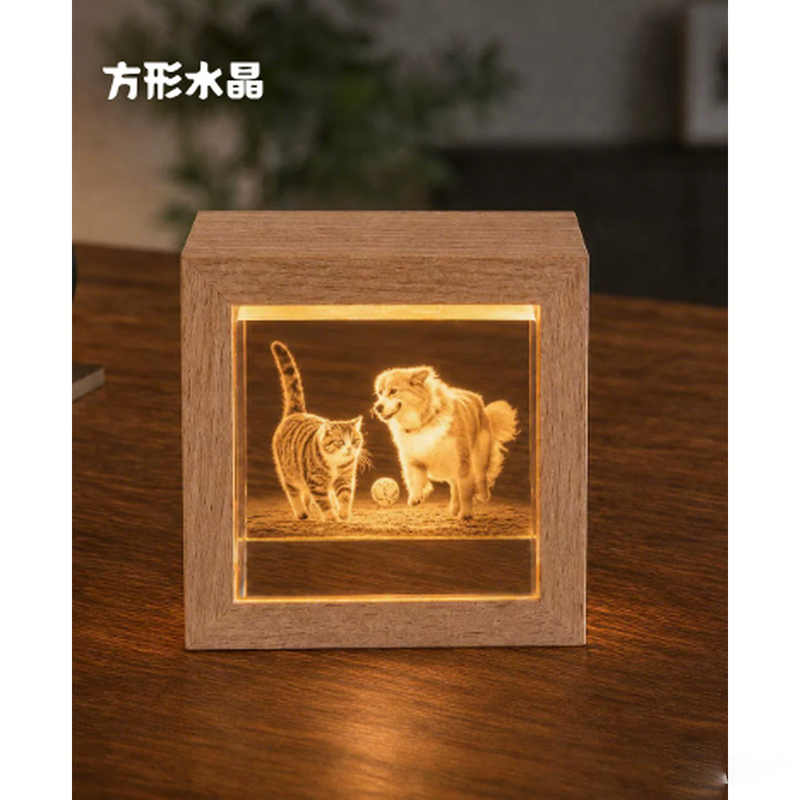 照片客製化水晶燈