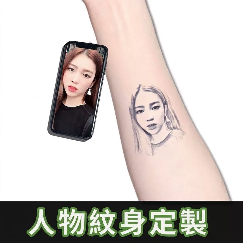 無水草本紋身貼！客製化圖案設計定做