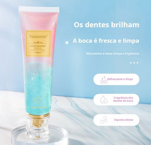 Pasta de dentes para remover manchas, refrescar o hálito e branquear os dentes