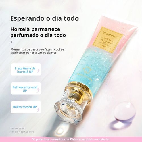Pasta de dentes para remover manchas, refrescar o hálito e branquear os dentes