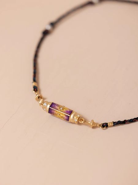 Purple necklace