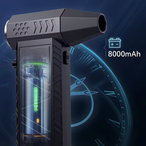 Violent Fan 350000RPM Powerful Air Blower Vacuum Dust Cleaner Charging Strong Winds 58ms Brushless Turbo Jet Blower Dry