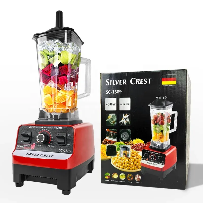 4500W Heavy Duty Commercial Mixer Fruit Fresh Juicer Machine Blender Kitchen Appliances Kitchen Machines