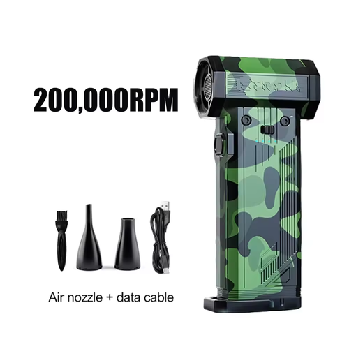 Turbo Jet Blower 300000RPM Powerful Air Blower Brushless Motor Turbo Fan Wind Speed 60ms 8000mAh Souffleur Air Puissant