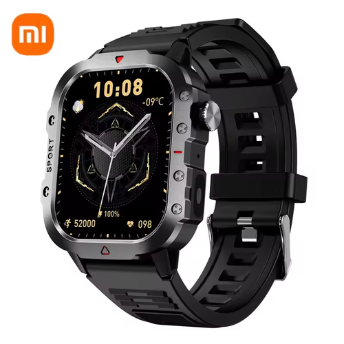 XIAOMI Military Smart Watch Men IP68 5ATM Outdoor Sports Fitness Tracker Health Monitor 1.81 Inch BT Call Smartwatch New