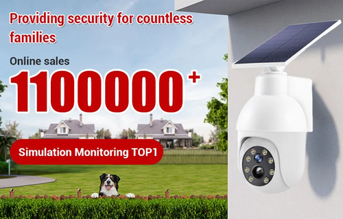 Simulated surveillance camera street light