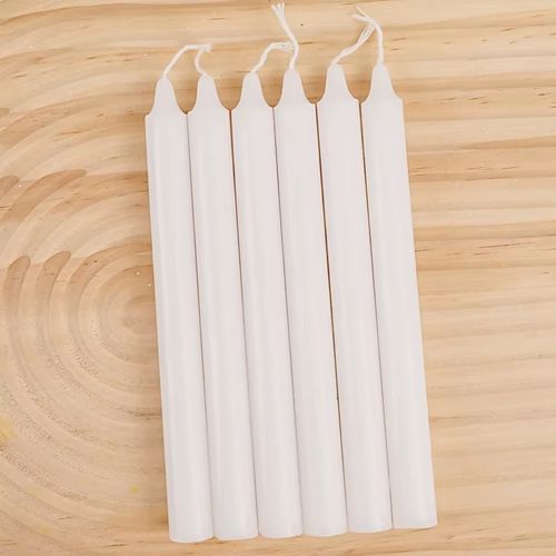 Contemporary Candle Pure Paraffin Candle White Pillar Candles for Modern Home Decor and Worship Spaces