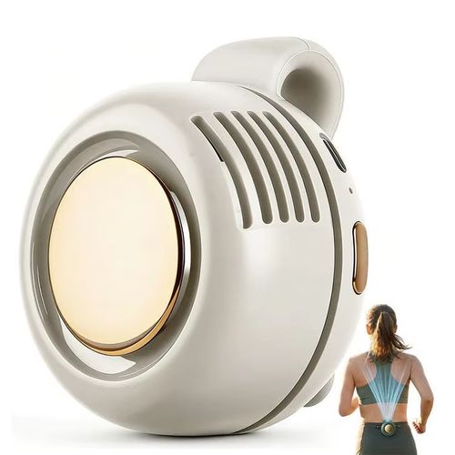 Mini Whirlwind Portable Snap on Charging Fan Waist Clip Mini Whirlwind Fan 3-Speed Handsfree Silent Strong Wind