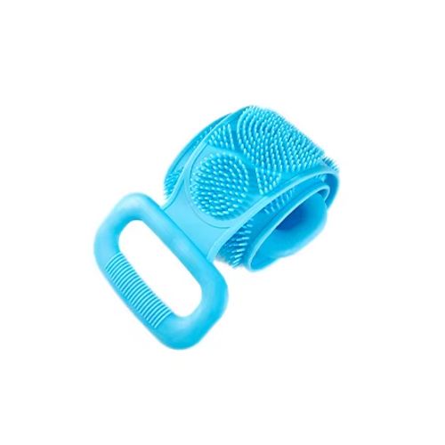 60cm Silicone Body Scrubber Bath Towel Brush Shower Exfoliating Brush Belt Back Scrub Body Cleaner Cleaning Strap Bathroom