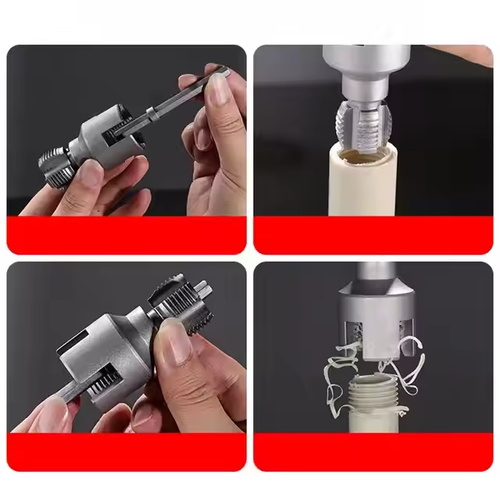 Water pipe tap die internal and external thread tapping tool, 2 pieces (including DN15, DN20)
