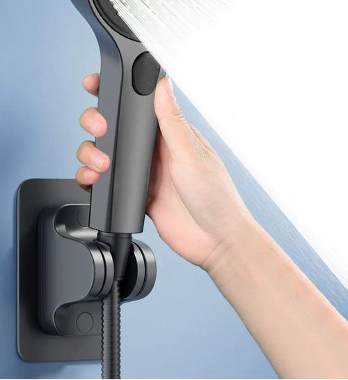 High Pressure Shower Head Set with 2m Explosion-Proof Hose & Bracket, Universal Bathroom Shower Accessories for Home Water Heater