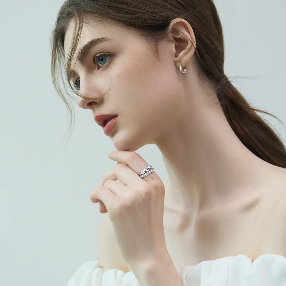 Classic Heart 925 Sterling Silver Light Luxury Ring for Women – Jewelry Gift for Engagement, Wedding, Anniversary & Party