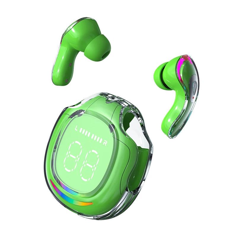 New BT5.3 Earbuds Clear Transparent Air40 ENC Noise Canceling True Wireless Stereo In-ear Headset Ultrapods Max TWS Earbuds