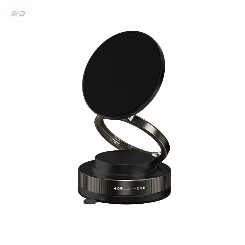 Newest Design Alloy Folding Magnetic Phone Holder for Car Suction Mobile Holder Mount Windshield Dashboard Mobile Phone Holder