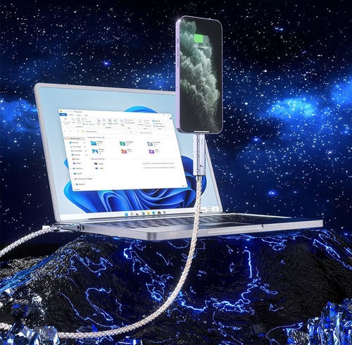 🎁Four-in-One Colorful lights Data Cable