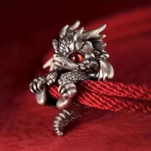 Punk Style Dragon Design Adjustable Bracelet