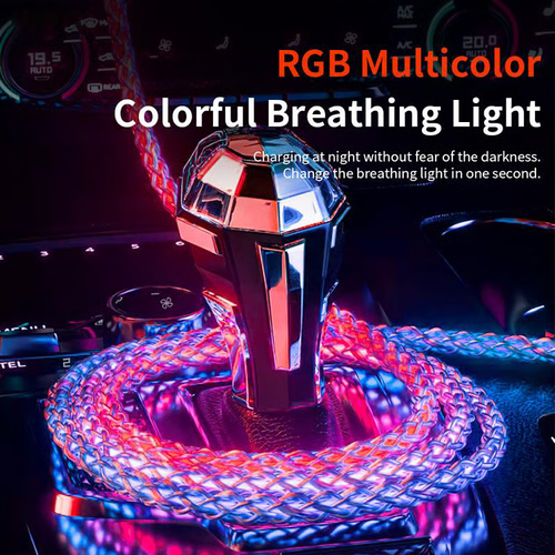 🎁Four-in-One Colorful lights Data Cable