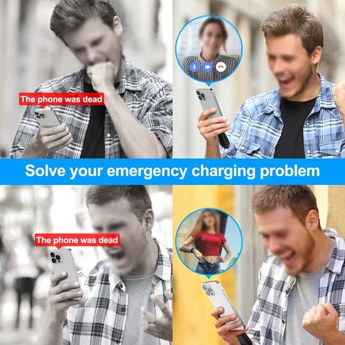 Wireless Fast Charging, Emergency Power Bank, Pocket Portable Power Bank