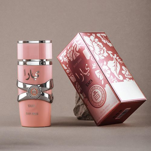 Yara Latafa 100ml Eau de Parfum - Cross-Border Bestseller Arabian Fragrance for Men and Women, Middle Eastern Perfume Spray (Pink)