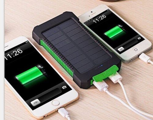 10000mAh Outdoor Solar Power Bank with Dual LED Flashlights & Compass - Waterproof Portable Charger with Double USB Ports for Camping, Hiking, Emergency