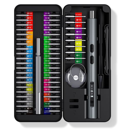 🔥Bestseller, 58 in 1 Portable Precision Electric Screwdriver Bit Sets, Magnetic Electronics Repair Tool Kit