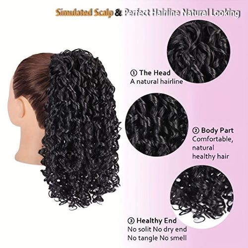 Curly Drawstring Ponytail