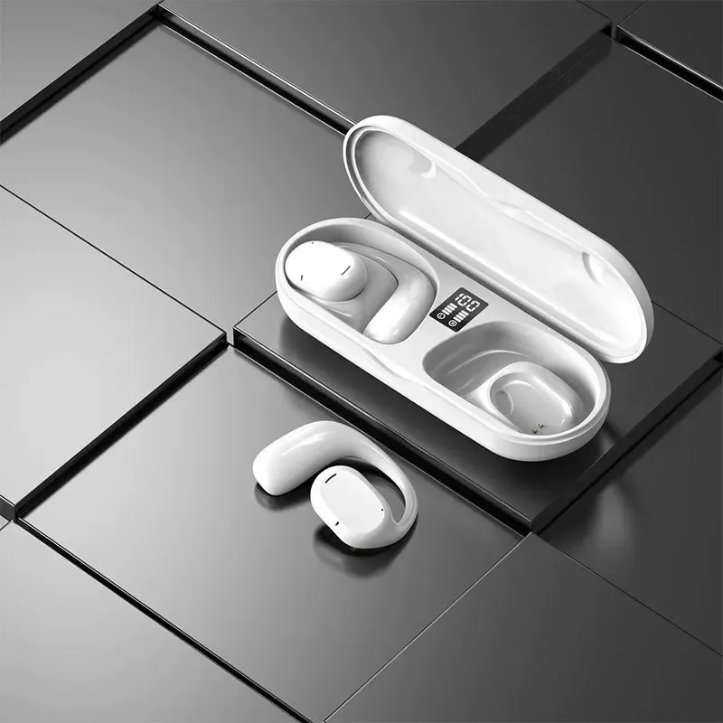 The new JS37 ear-hook Bluetooth headset features a large battery capacity, digital display screen, and ultra-long battery life