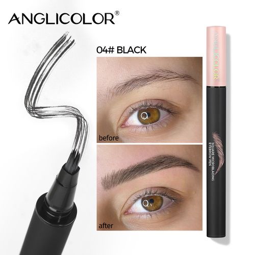 Direct liquid eyebrow pencil, waterproof, long-lasting, non-fading, and creates defined natural-looking brows. (Cross-border liquid eyebrow pencil)