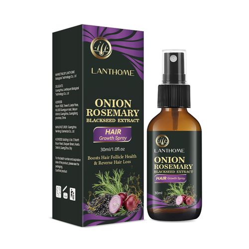 New Lanthome Onion Rosemary Black Rice Hair Care Spray - Nourishing and Conditioning Hair