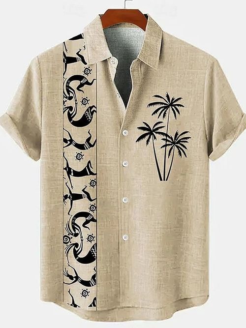 hable linen 3D printed shirt top fashion style