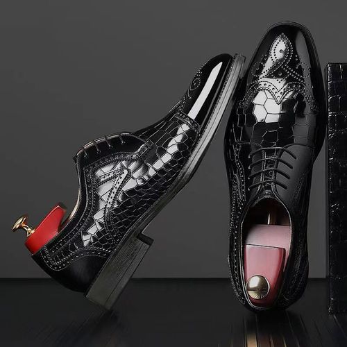 men's square toe leather oxford shoes