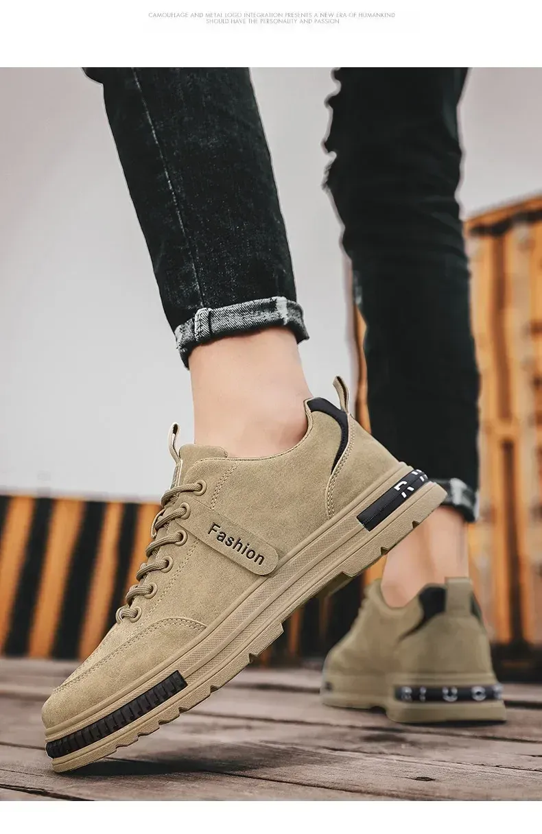 Spring men's shoes new breathable labor protection shoes