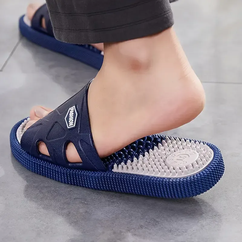 Unisex Geometric Pattern Spa Slippers