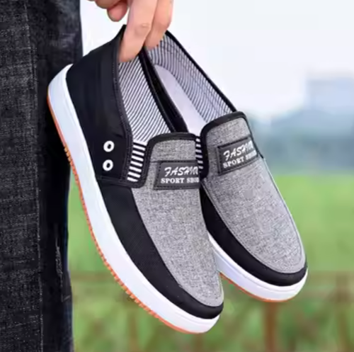 Slip On Casual Shoes For Men's Outdoor Activities, Non Slip Comfy Low Top Sneakers For Outdoor Walking Camping Park Workout, Spring And Summer