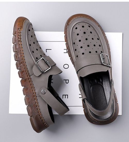 Men’s Breathable Summer Sandals with Buckle | Lightweight Anti-Slip Shoes Ghana
