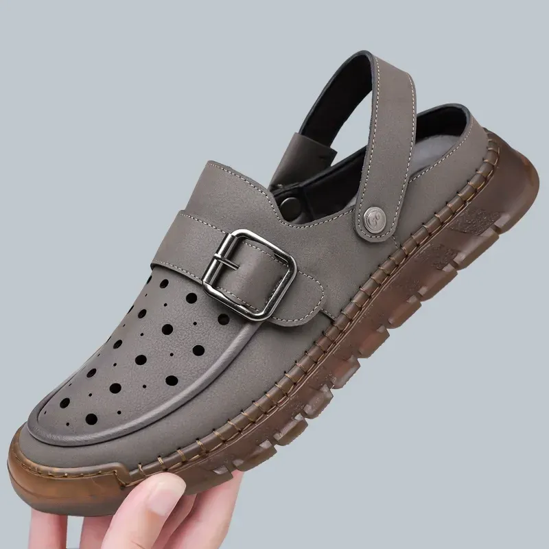 Men’s Breathable Summer Sandals with Buckle | Lightweight Anti-Slip Shoes Ghana
