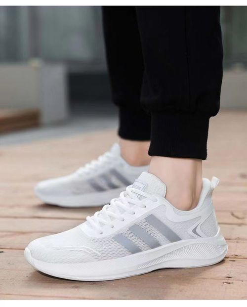 Men’s White Sports Sneakers | Breathable Lightweight Running Shoes Ghana