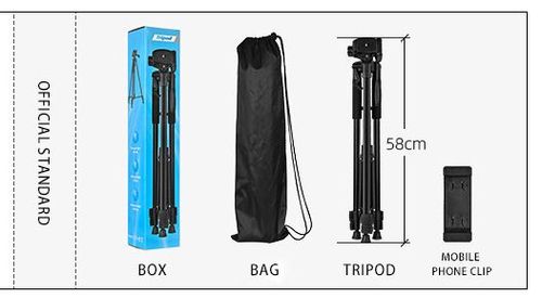 Versatile Metal Tripod Stand