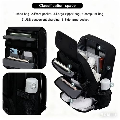 🔥Hot Sale🔥-High-quality travel essential travel flight backpack waterproof zipper Oxford cloth notebook large capacity multifunctional backpack