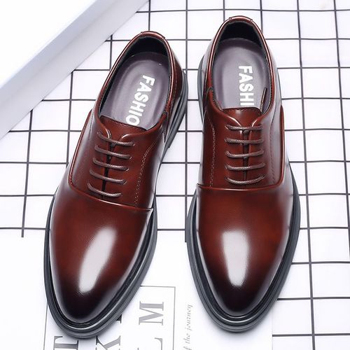 Pointed toe business men's shoes