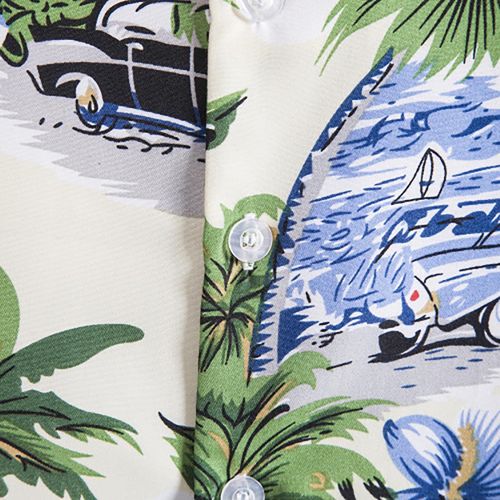 Men's casual Hawaiian shirt