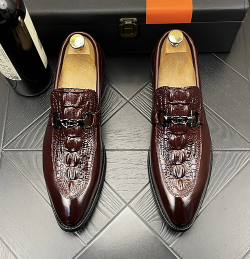 British style casual leather shoes