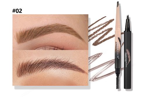 Popular eyebrow pencil set, waterproof and smudge-proof liquid eyebrow pencil, export-grade makeup water eyebrow pencil