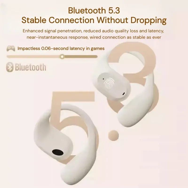 The new JS37 ear-hook Bluetooth headset features a large battery capacity, digital display screen, and ultra-long battery life